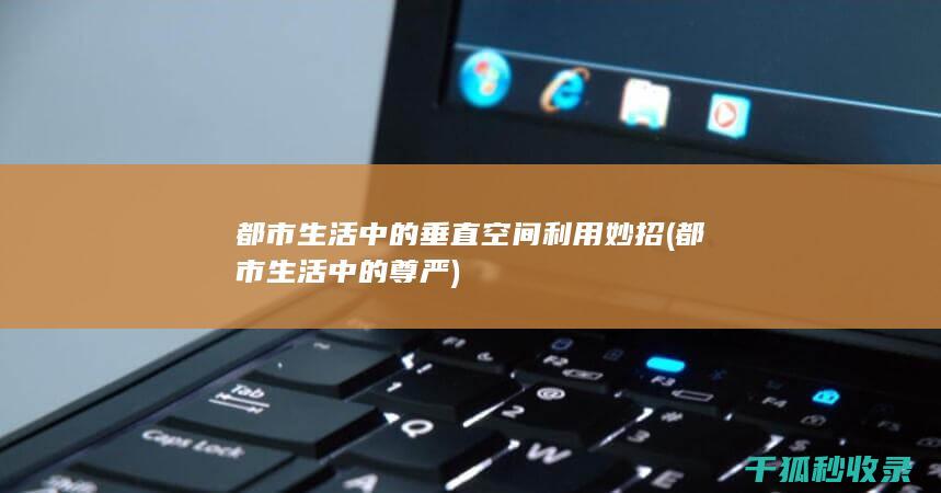 都市生活中的垂直空间利用妙招 (都市生活中的尊严)