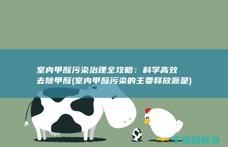 室内甲醛污染治理全攻略：科学高效去除甲醛 (室内甲醛污染的主要释放源是)