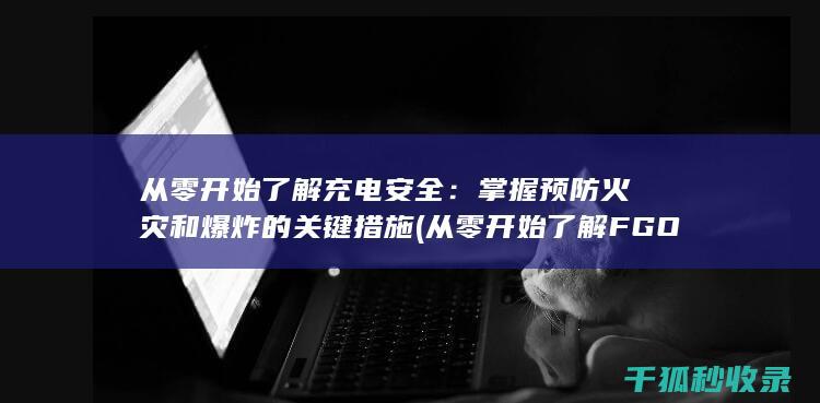 从零开始了解充电安全：掌握预防火灾和爆炸的关键措施 (从零开始了解FGO漫画)