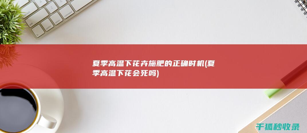 夏季高温下花卉施肥的正确时机