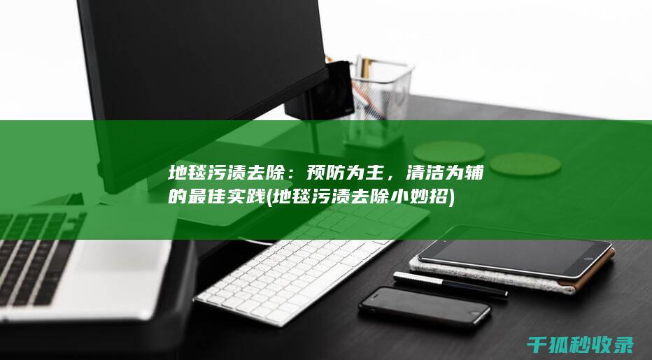 地毯污渍去除：预防为主，清洁为辅的最佳实践 (地毯污渍去除小妙招)