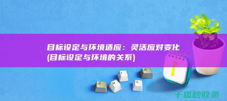 目标设定与环境适应：灵活应对变化 (目标设定与环境的关系)